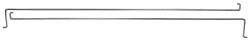 65-68 Mustang Trunk Hinge Torsion Rod