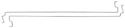 65-66 Mustang Trunk Hinge Torsion Rod
