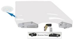 70 Mustang Left Hand Door Glass Kit Coupe/Convertible
