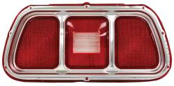 71-73 Mustang Tail Lamp Lens with Molding