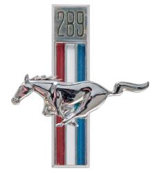 67-68 Mustang Running Horse 289 Emblem Left Hand