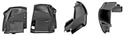 70 Mustang Fender Splash Shield 4 Piece Set