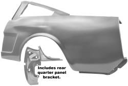 65-66 Mustang Fastback Full Quarter Panel Left Hand