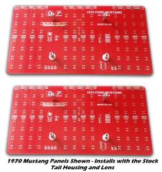 1970 Mustang LED Sequential Taillight Panel Kit