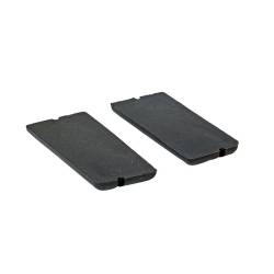 70 Mustang Deluxe Door Panel Pull Cup Inserts - Black