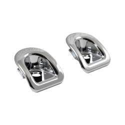 05 - 14 Mustang Chrome Door Lock Knob Bezels