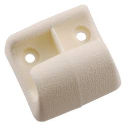 68 - 73 Mustang Convertible Center Sun Visor Bracket White