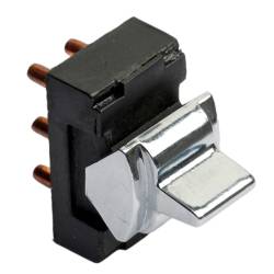 73 Mustang & 79 - 86 Mustang Power Window Switch Chrome Knob