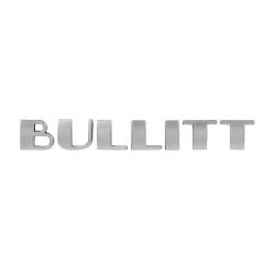 01 Mustang Bullitt Trunk Emblem Reproduction Peel And Stick