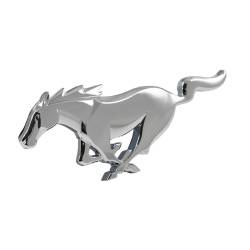 10 - 14 Mustang Chrome Grille Emblem with Peel-And-Stick Adhesive