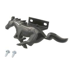 94 - 04 Mustang Grille Horse Emblem Gloss Black with Hardware