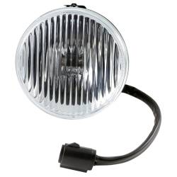 87 - 93 Mustang Fog Light Assembly With Bulb Clear Ribbed Glass