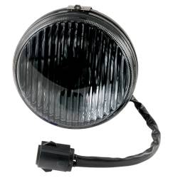 87 - 93 Mustang Fog Light Assembly with Bulb Smoked Ribbed Glass