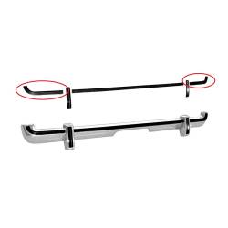 73 Mustang Rear Bumper Outer Rubber Strip with Nuts