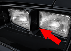 Daniel Carpenter Mustang Parts - 83 - 86 Mustang Headlight Divider Bar - Image 2